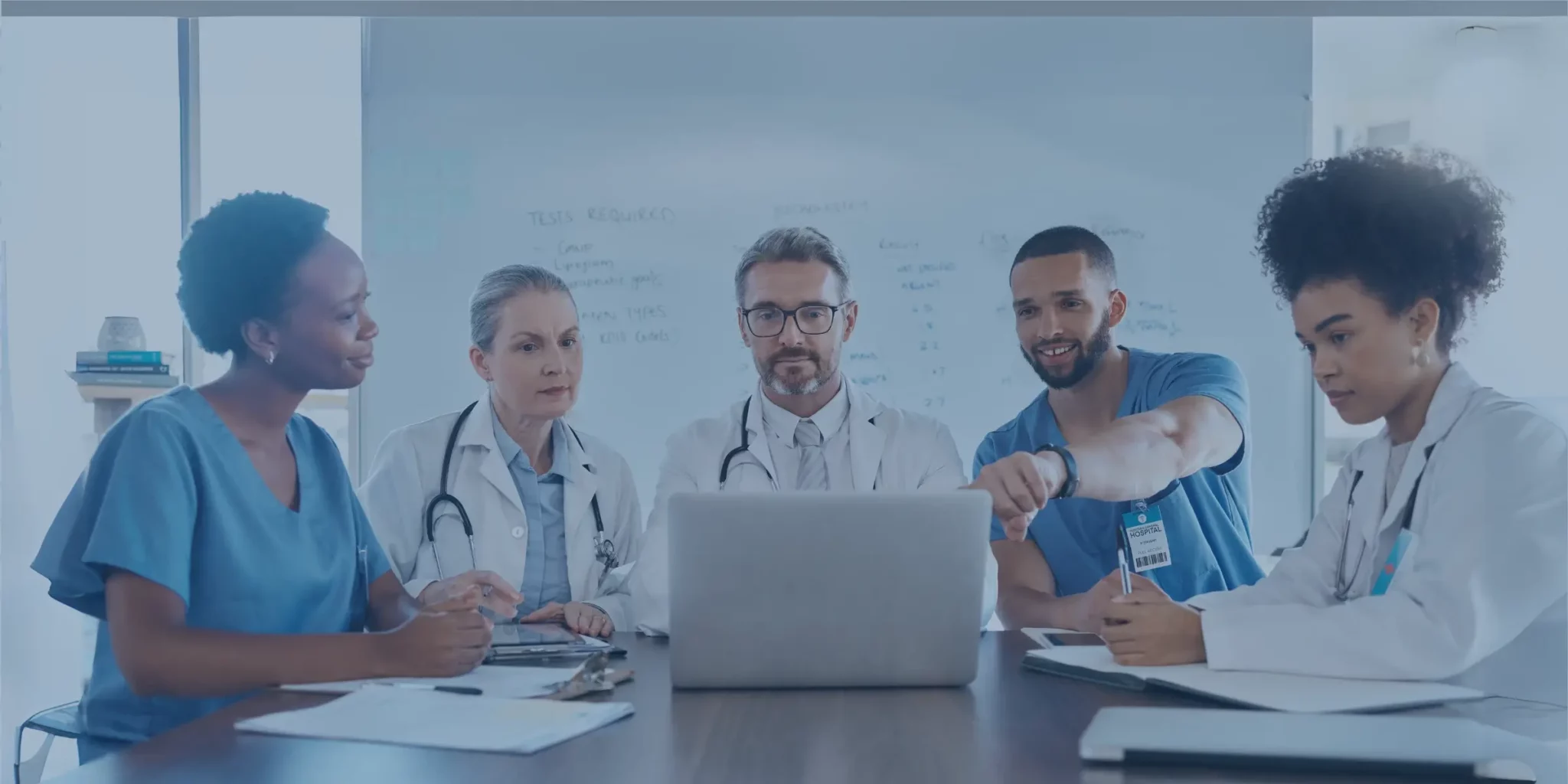 five doctors around round table